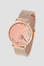 Tipperary Crystal Birdy - Bullfinch Rose Gold Watch